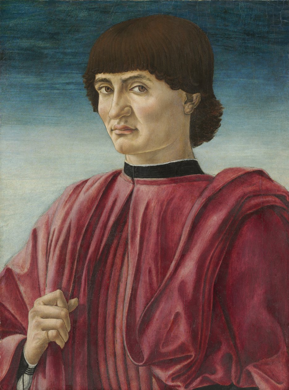 Miehen muotokuva, n. 1450 (tempera taulussa) tekijältä Andrea del Castagno