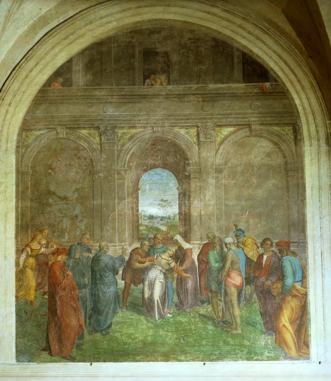 Vallanneen naisen parantaminen, Andrea del Sarto tekijältä Andrea del Sarto