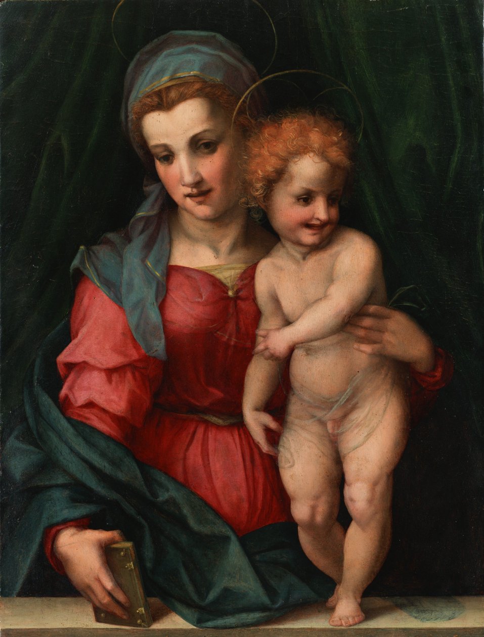 Neitsyt Maria ja lapsi tekijältä Andrea del Sarto