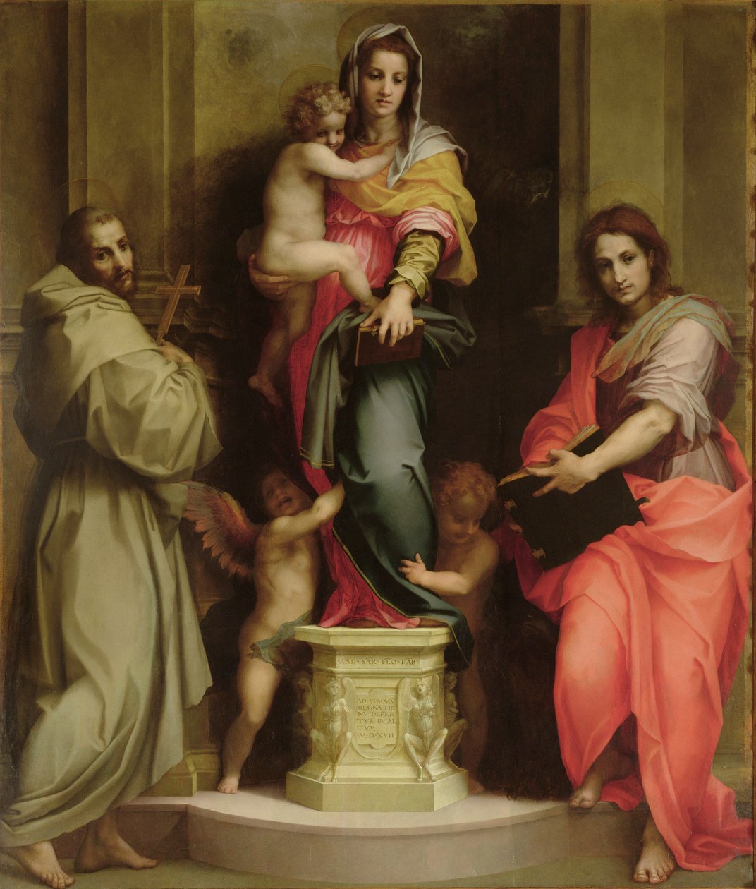 Harpioiden Madonna tekijältä Andrea del Sarto