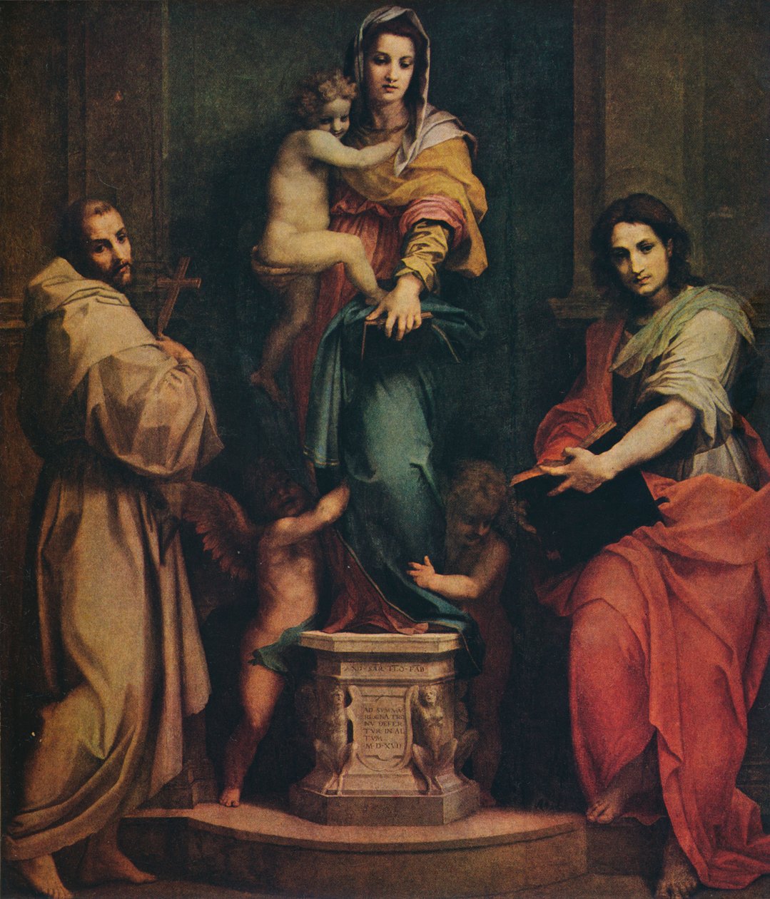 Madonna of the Harpies, 1517 tekijältä Andrea del Sarto