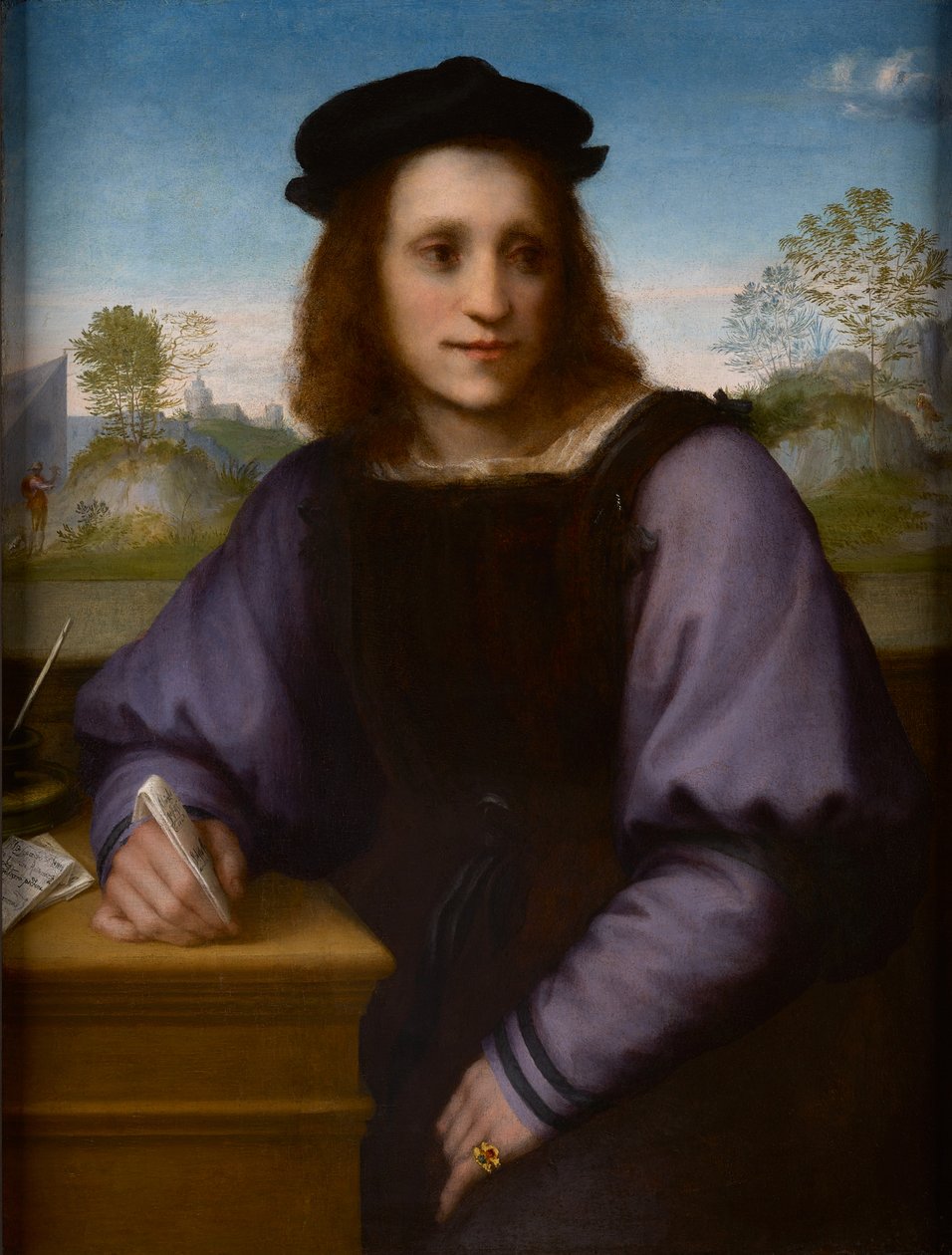 Nuoren miehen muotokuva, mahdollisesti Andrea di Matteo degli Albizzi tekijältä Andrea del Sarto