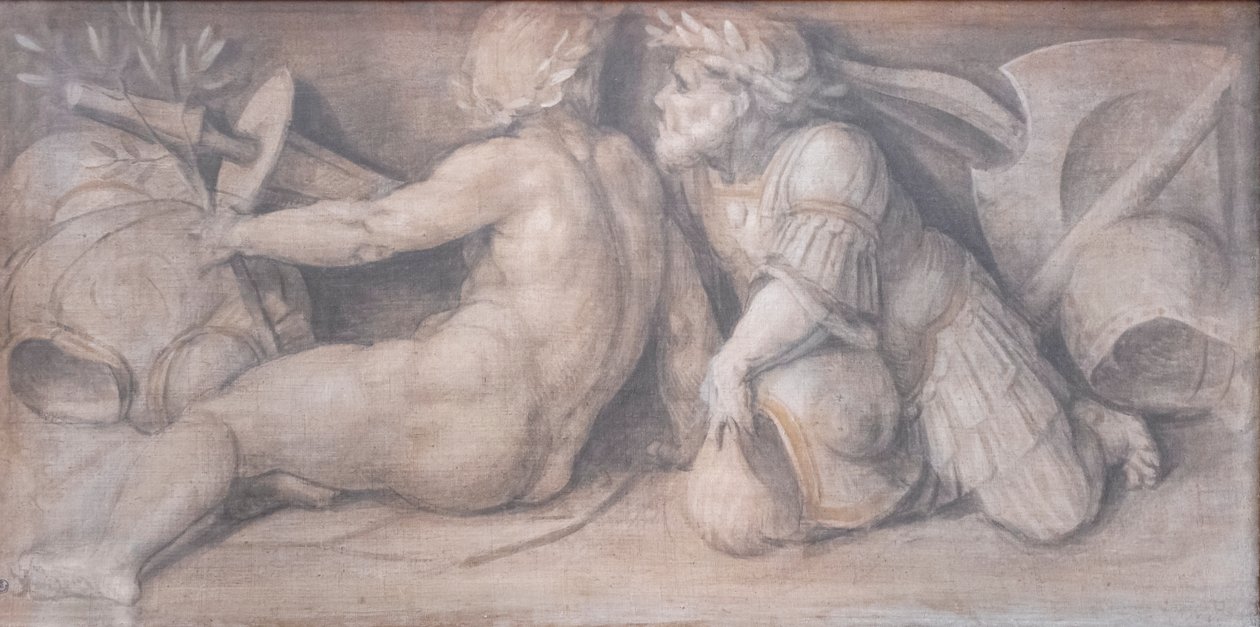 Kohtaus hahmoilla klassiseen tyyliin tekijältä Andrea del Sarto