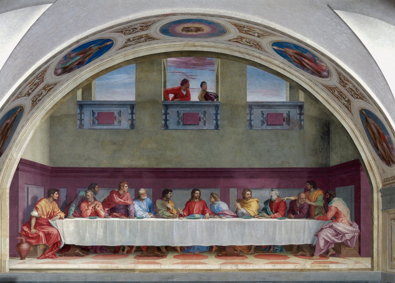 Viimeinen ehtoollinen tekijältä Andrea del Sarto