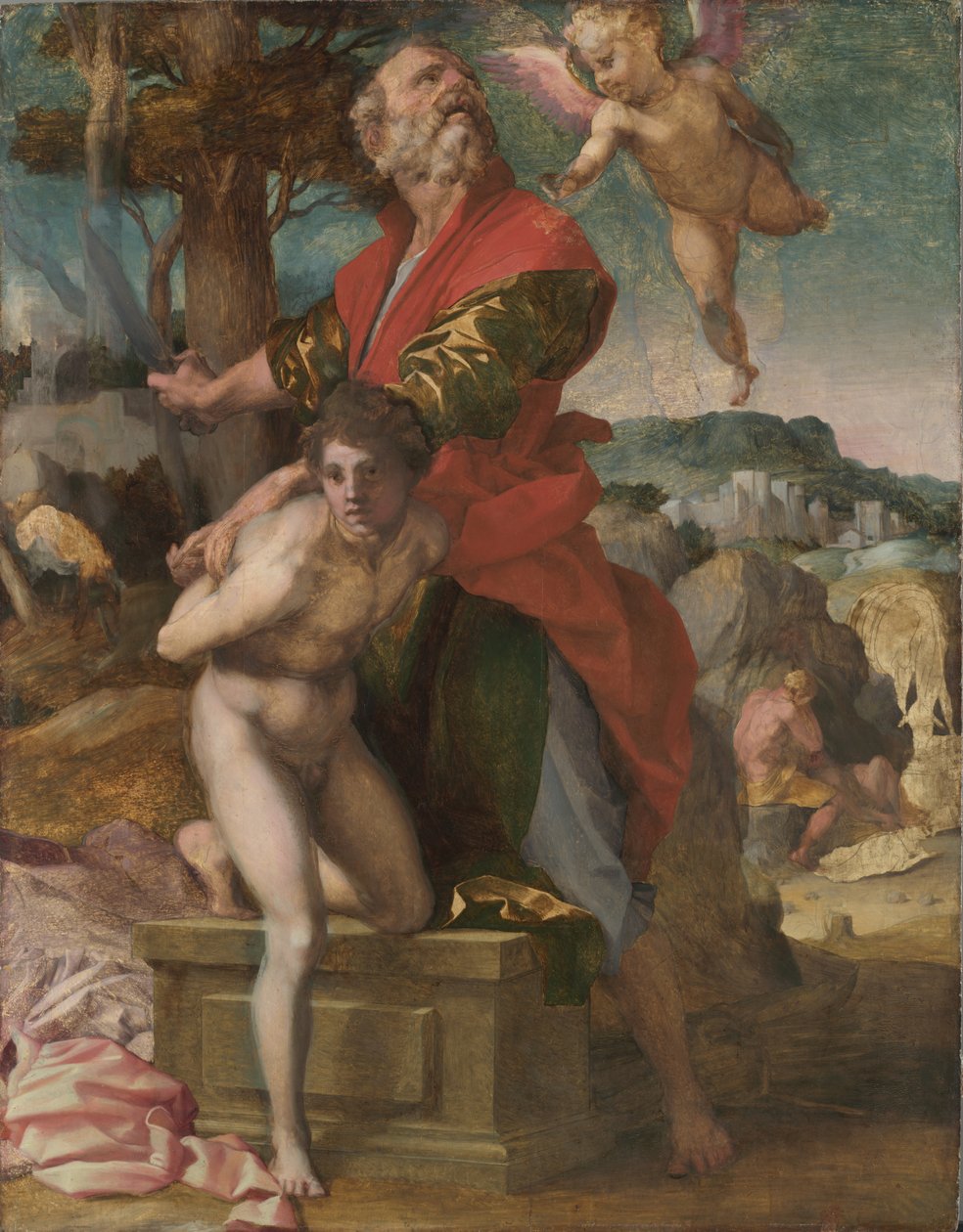 Iisakin uhri, n. 1527. tekijältä Andrea del Sarto