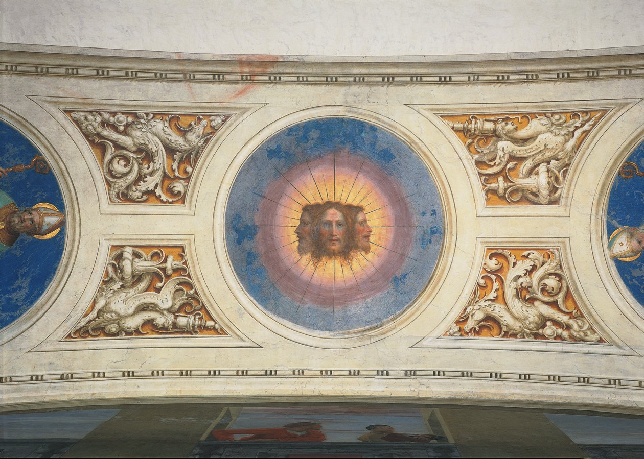 Kolminaisuus ja neljä pyhimystä (Trinità e quattro Santi), Andrea D