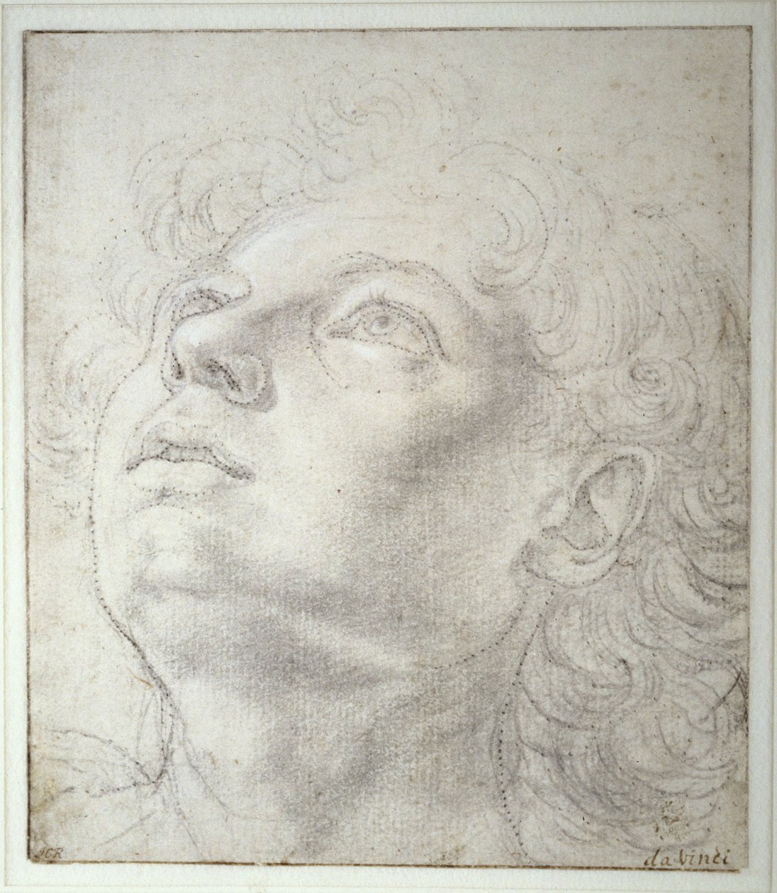 Enkelin pää tekijältä Andrea del Verrocchio