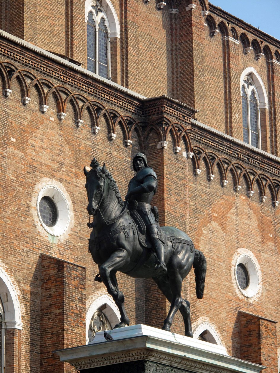 Andrea del Verrocchion Condottiere Colleonin ratsastuspatsas tekijältä Andrea del Verrocchio