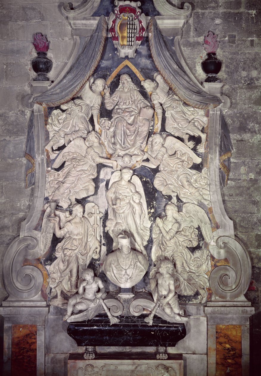 Kardinaali Forteguerrin hautausmuistomerkki (marmori) tekijältä Andrea del Verrocchio