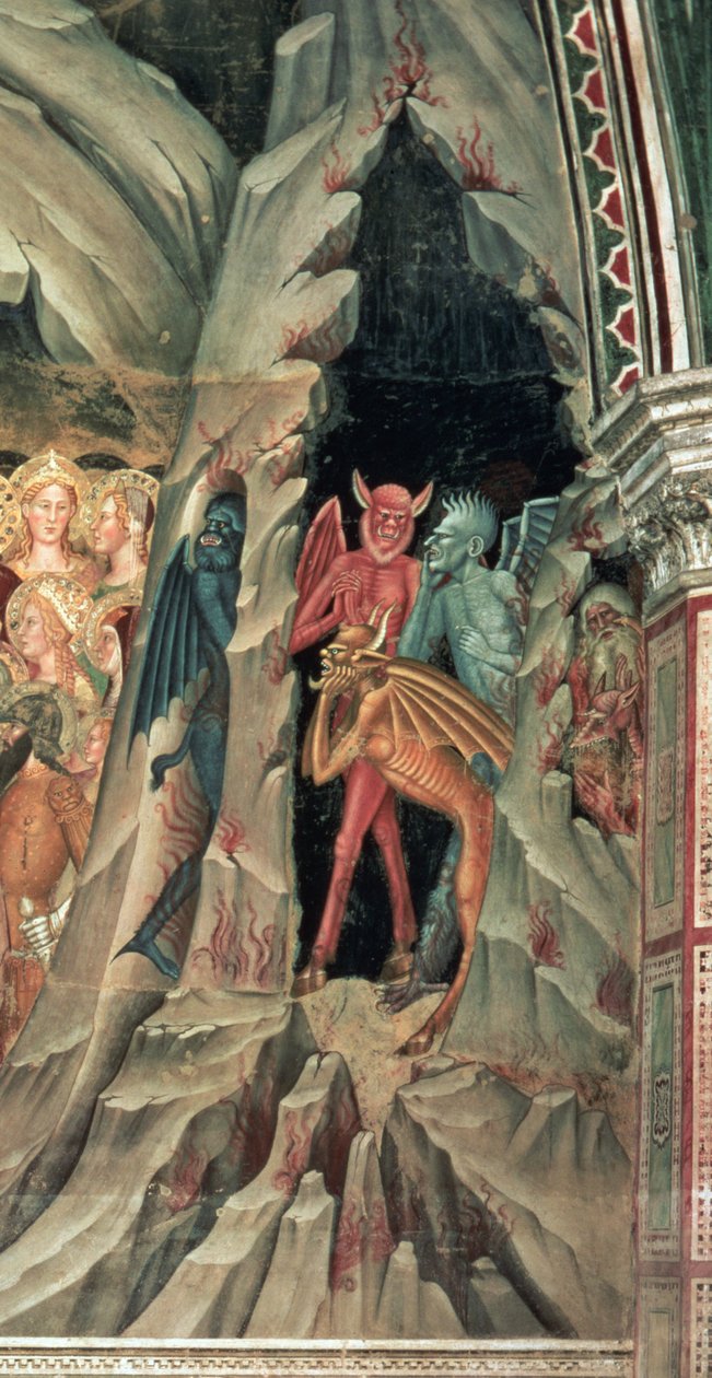 Laskeutuminen Limboon, Espanjalaisesta kappelista tekijältä Andrea di Bonaiuto (fl.1343 77)