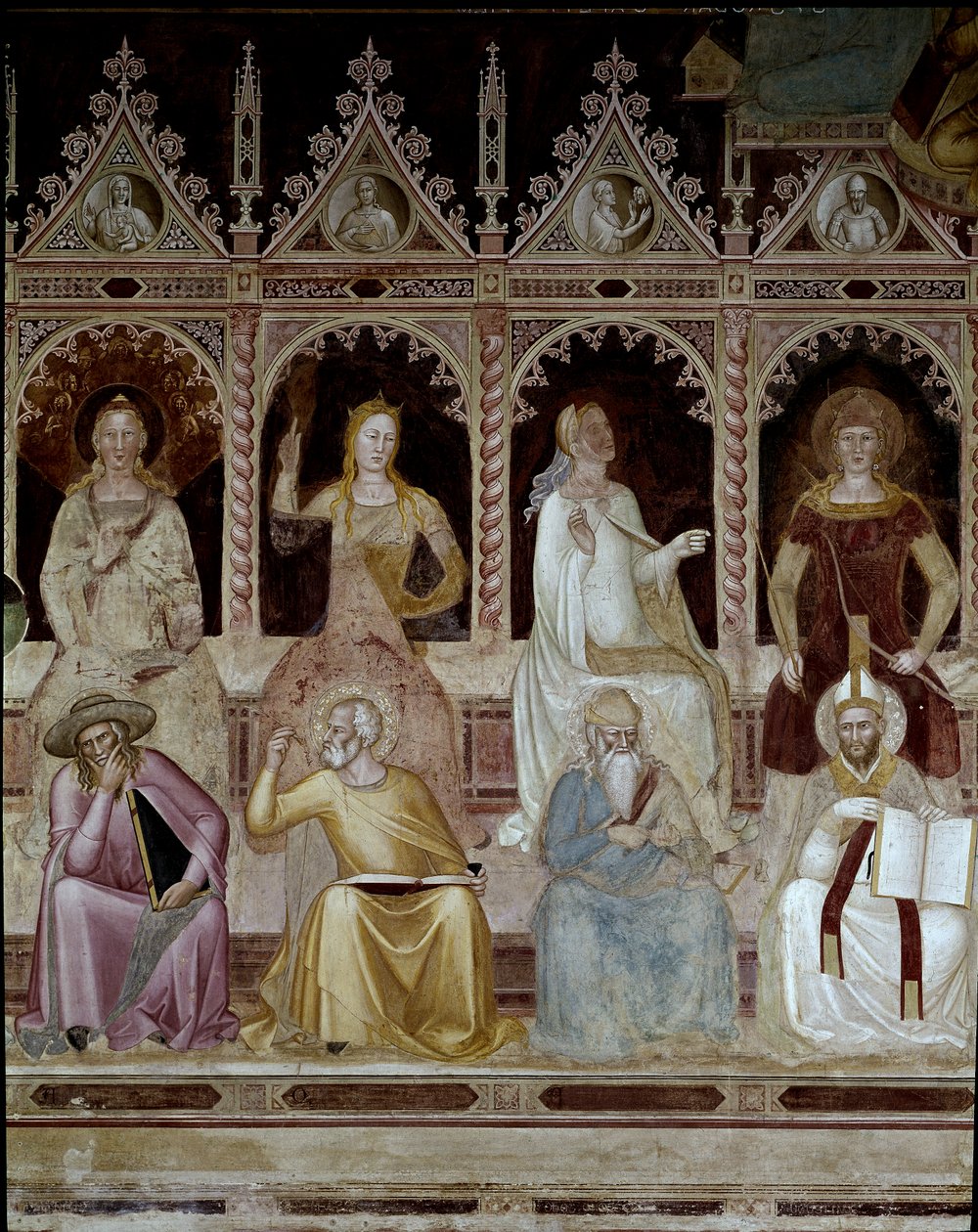 Pyhän Tuomas Akvinolaisen voitto tekijältä Andrea di Bonaiuto (fl.1343 77)