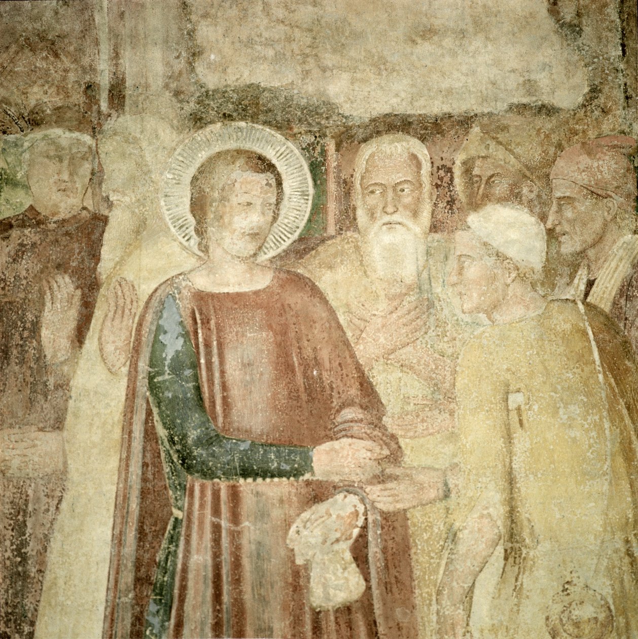 Yksityiskohta St. Ranierista Pyhässä maassa, 1300-luvun puoliväli tekijältä Andrea di Bonaiuto