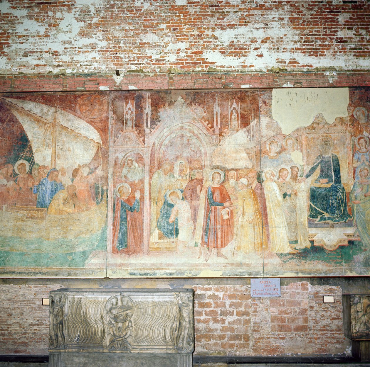 St Ranieri Pyhässä maassa, 1300-luvun puoliväli tekijältä Andrea di Bonaiuto