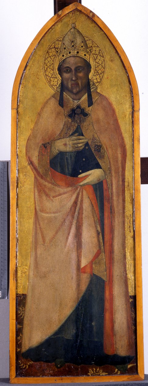 St. Gregory, n. 1370 (tempera poppelipuulla) tekijältä Andrea di Bonaiuto fl.1343 77 Andrea di Bonaiuto fl.1343 77
