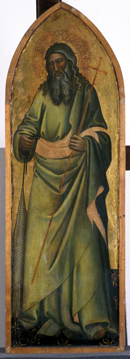 Apostoli Andreas, n. 1370 (tempera poppelipuulla) tekijältä Andrea di Bonaiuto fl.1343 77 Andrea di Bonaiuto fl.1343 77