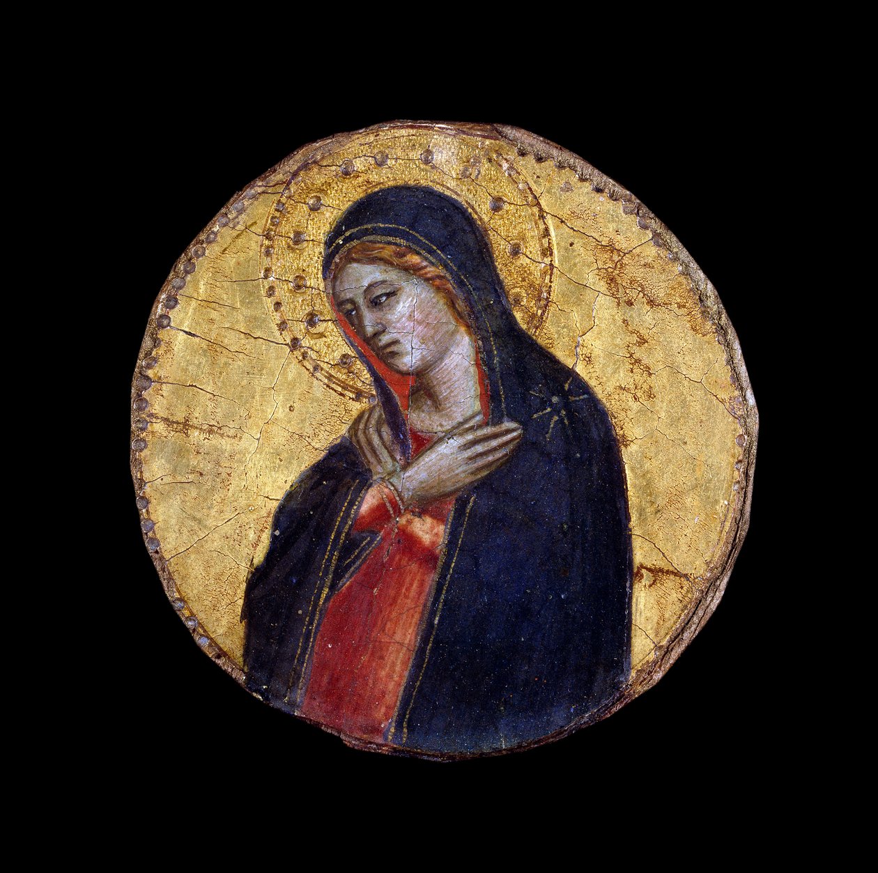 Marian ilmestyksen neitsyt, 1300-luku tekijältä Andrea di Cione