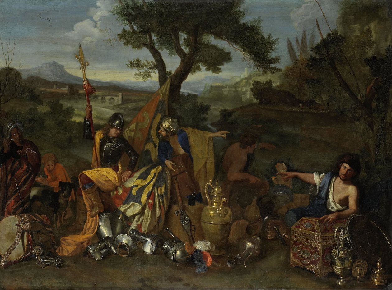 Peddlers, 1635-50 tekijältä Andrea di Leone
