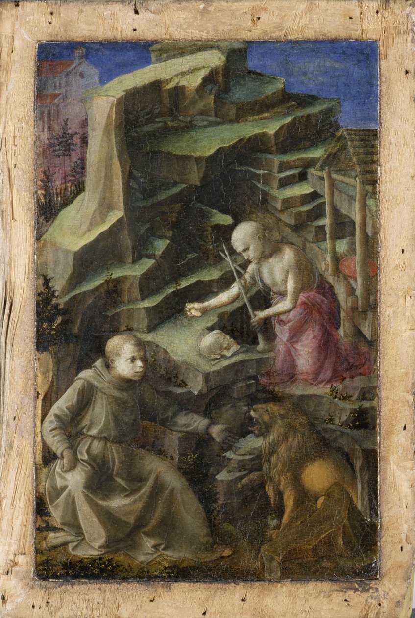 St. Francis, n. 1375 (tempera poppelipuulla) tekijältä Andrea di Vanni dAndrea Salvani Andrea di Vanni dAndrea Salvani