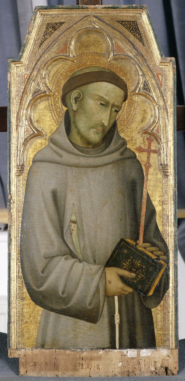 St. Francis, n. 1375 (tempera poppelipuulla) tekijältä Andrea di Vanni dAndrea Salvani Andrea di Vanni dAndrea Salvani