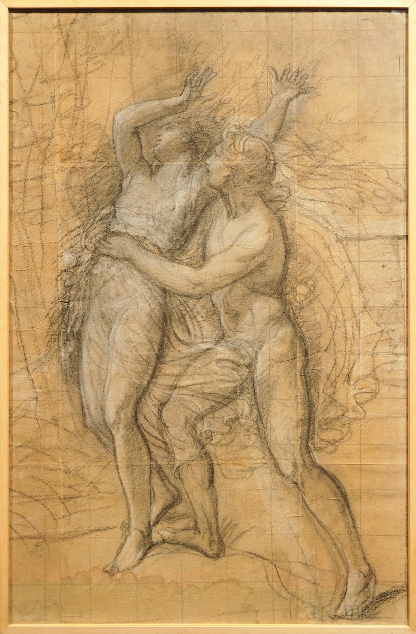 Andrea Appianin (1754-1817) Apollo ja Daphne piirustus tekijältä Andrea the Elder Appiani