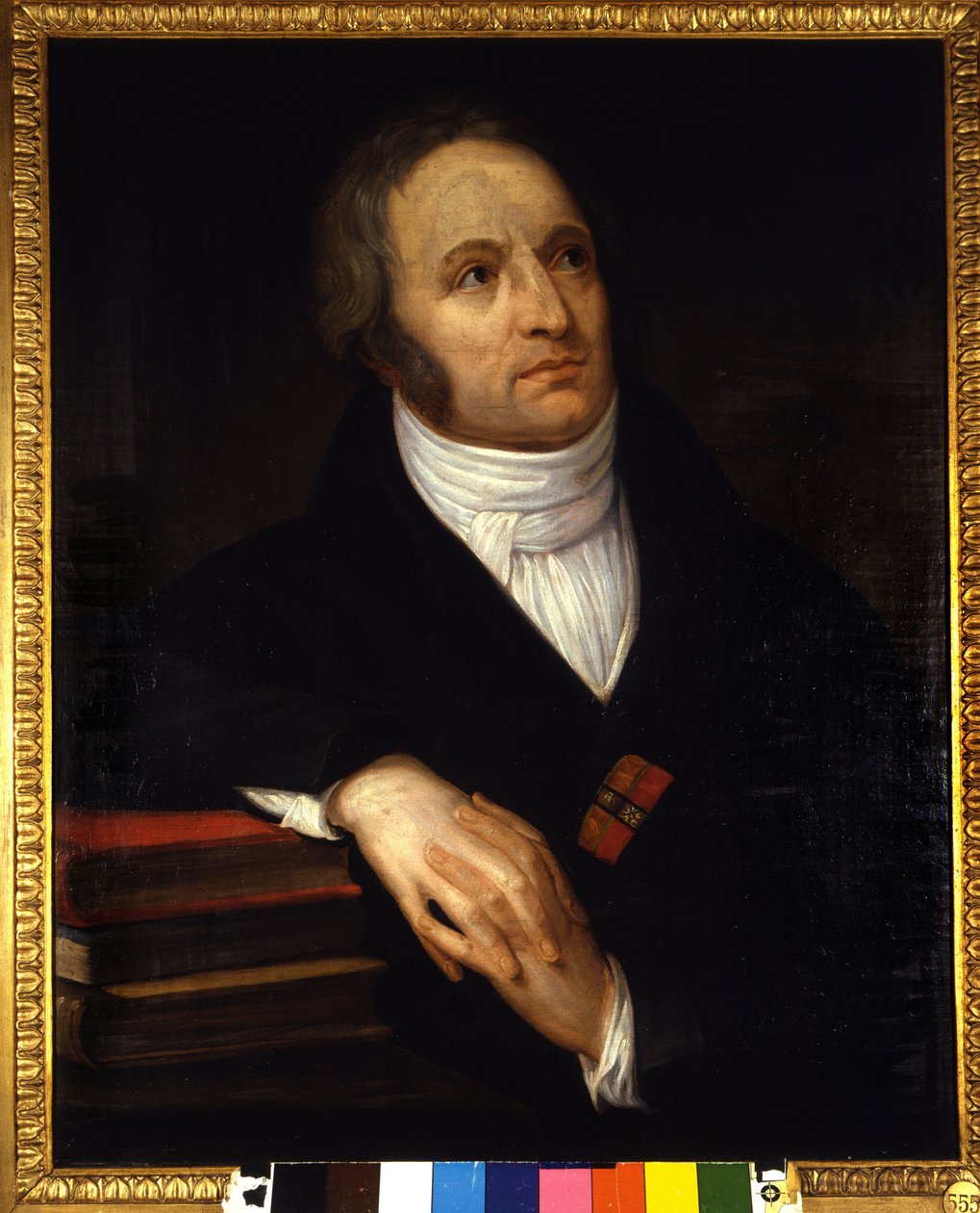 Italian runoilijan Vincenzo Montin (1754 - 1828) muotokuva. Andrea Appianin (1754-1819) maalaus. 1809. Breran taidegalleria, Milano tekijältä Andrea the Elder Appiani
