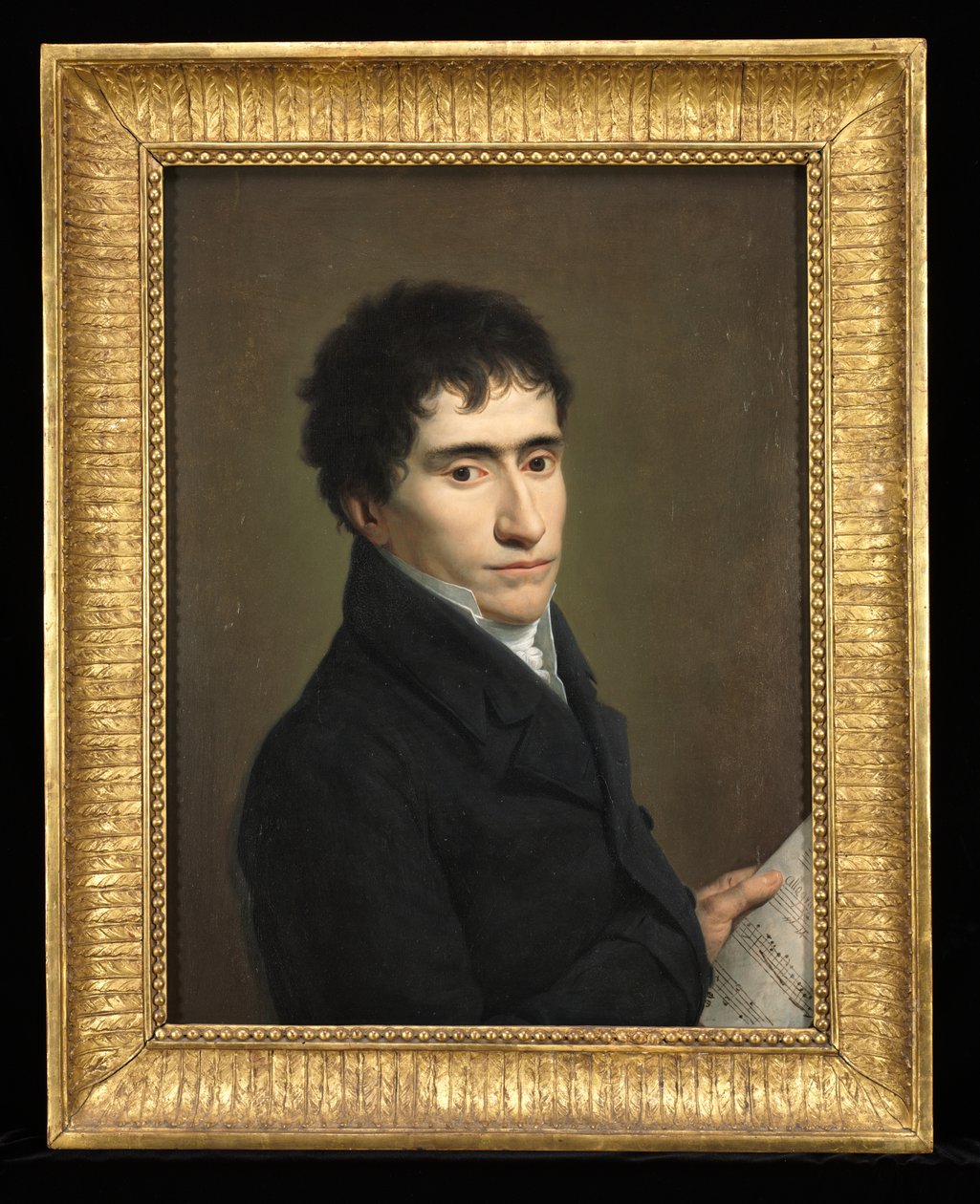 Muusikon muotokuva, noin 1800 (öljy puulle) tekijältä Andrea the Elder Appiani