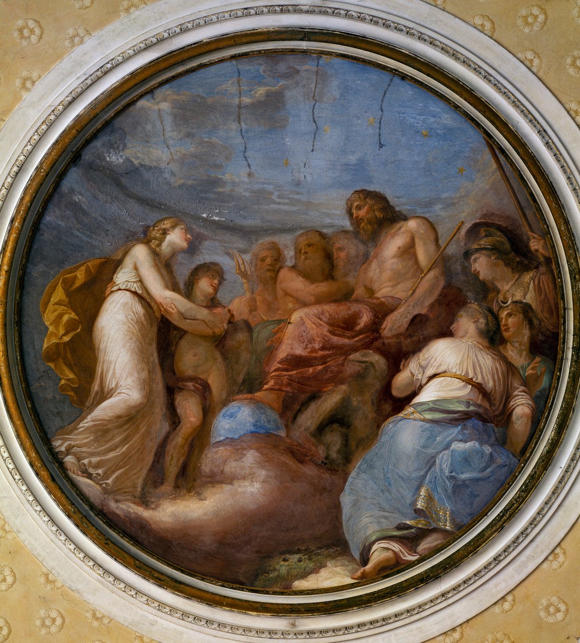 Andrea Appianin (1754-1817) maalaama Tondo, Villa Reale, Monza, Italia tekijältä Andrea the Elder Appiani