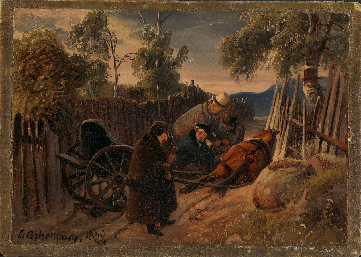 Vaunuonnettomuus tekijältä Andreas Achenbach