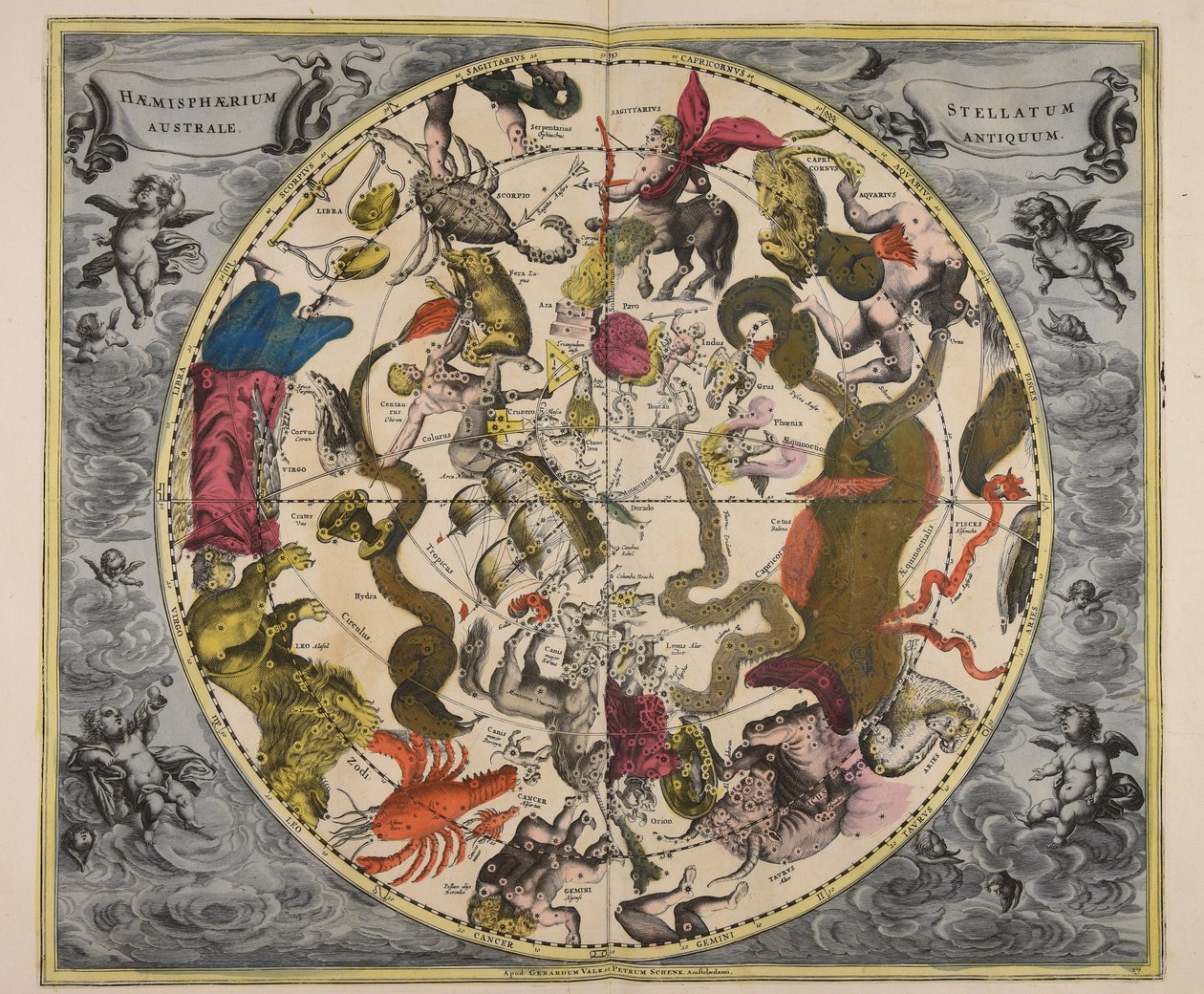 Haemisphaerium stellatum australe australe antiquum tekijältä Andreas Cellarius