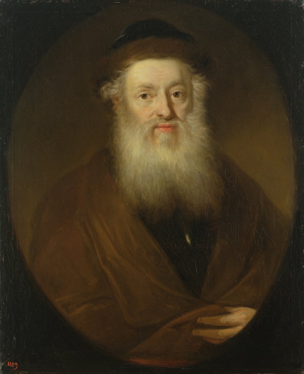 Rabbin muotokuva, n. 1709 tekijältä Andreas Scheits