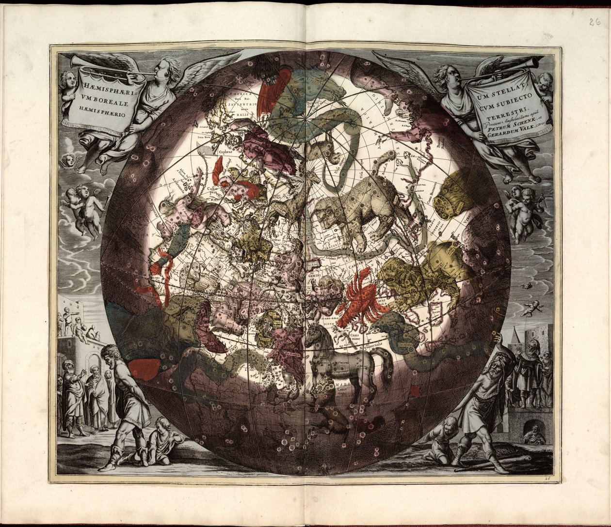 Phillips, 4274 Saatavilla myös Library of Congress -verkkosivuston kautta rasterikuvana. Sisältää indeksin. Jotkut Johannes van Loonin kaivertamat levyt. Sisällysluettelossa mainittujen 29 lautasen lisäksi pla:n välissä on lisälautanen tekijältä Andreas; Schenk Cellarius