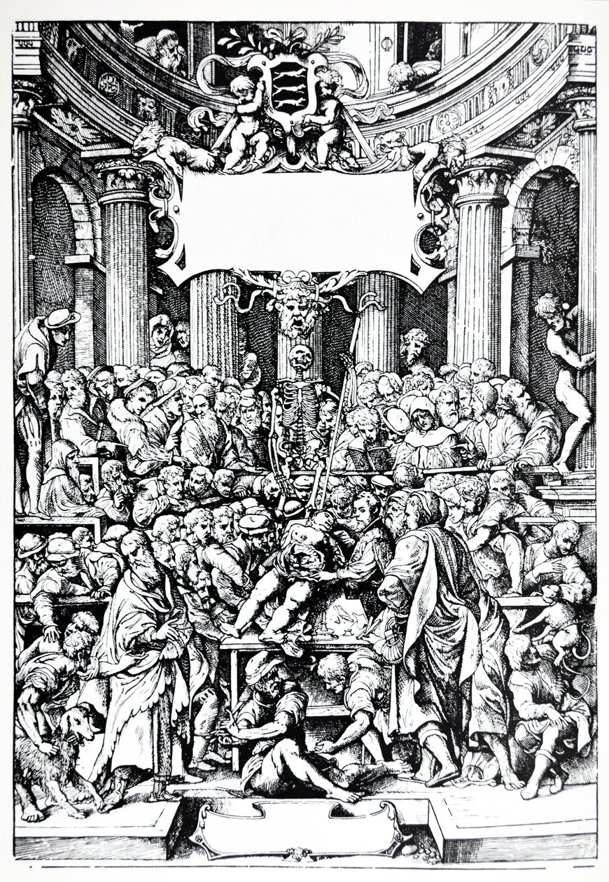 Levyt De Humani Corporis -kankaan ruumiillistumasta tekijältä Andreas Vesalius