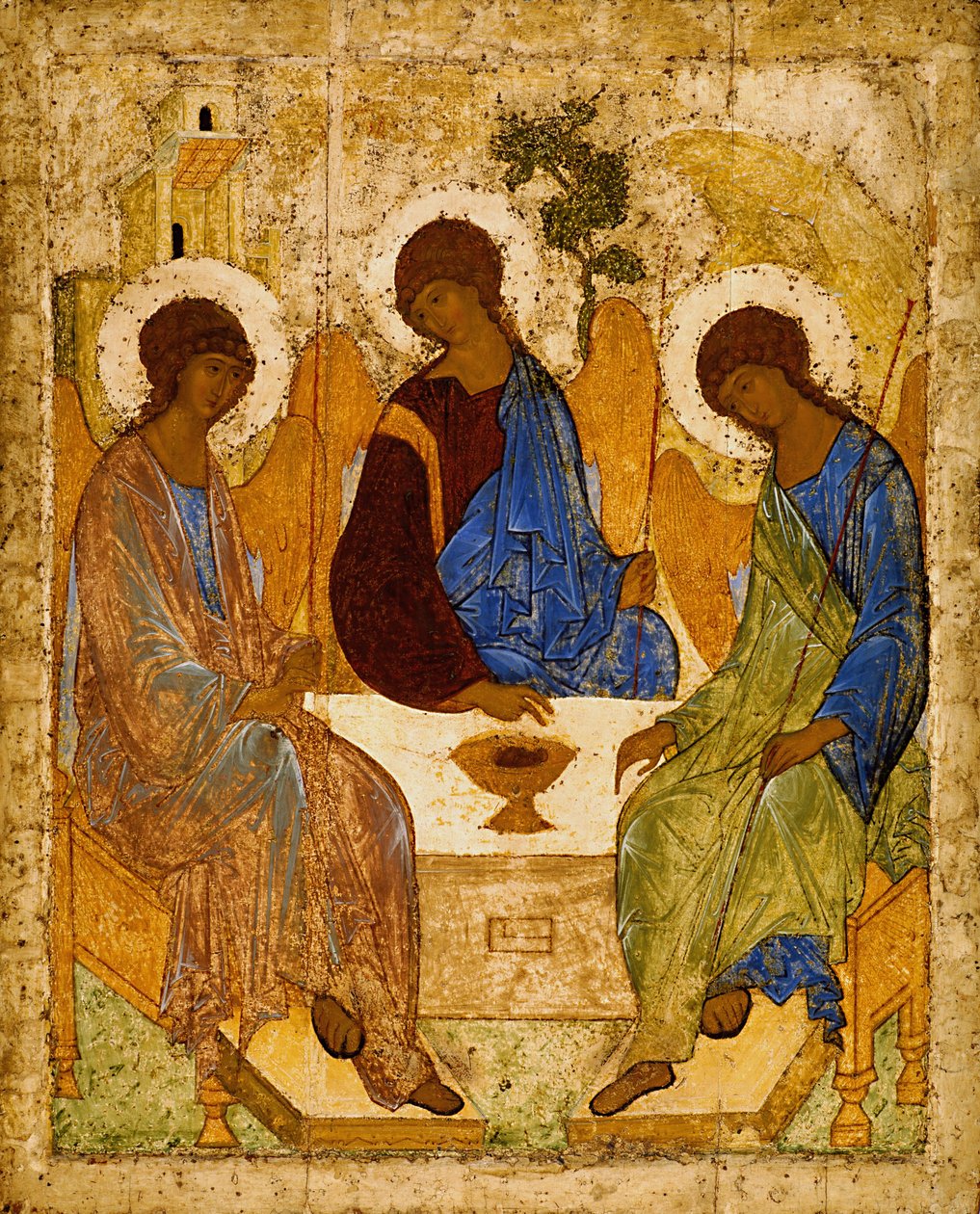 Pyhä kolminaisuus (Troitsa) tekijältä Andrei Rublev