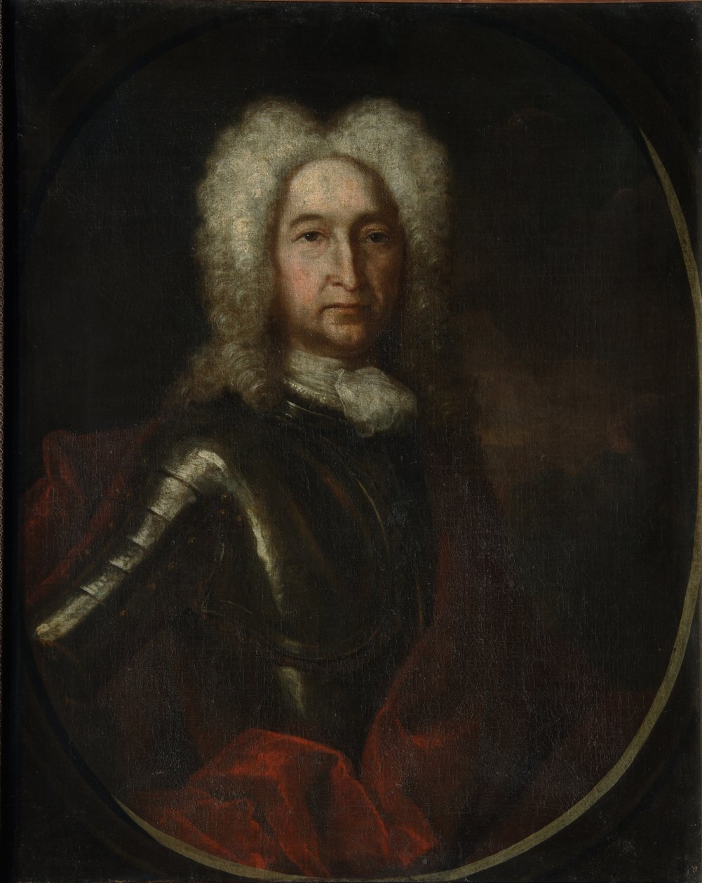 Prinssi Ivan Aleksejevitš Golitsynin muotokuva 1658-1729, 1728 tekijältä Andrei Matveyevich Matveyev