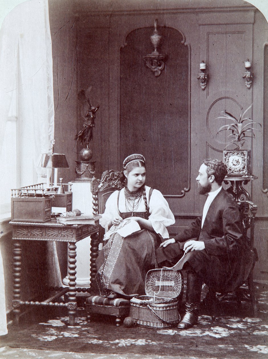 Venäjän sävellys, 1870-c1880. tekijältä Andrei Osipovich Karelin