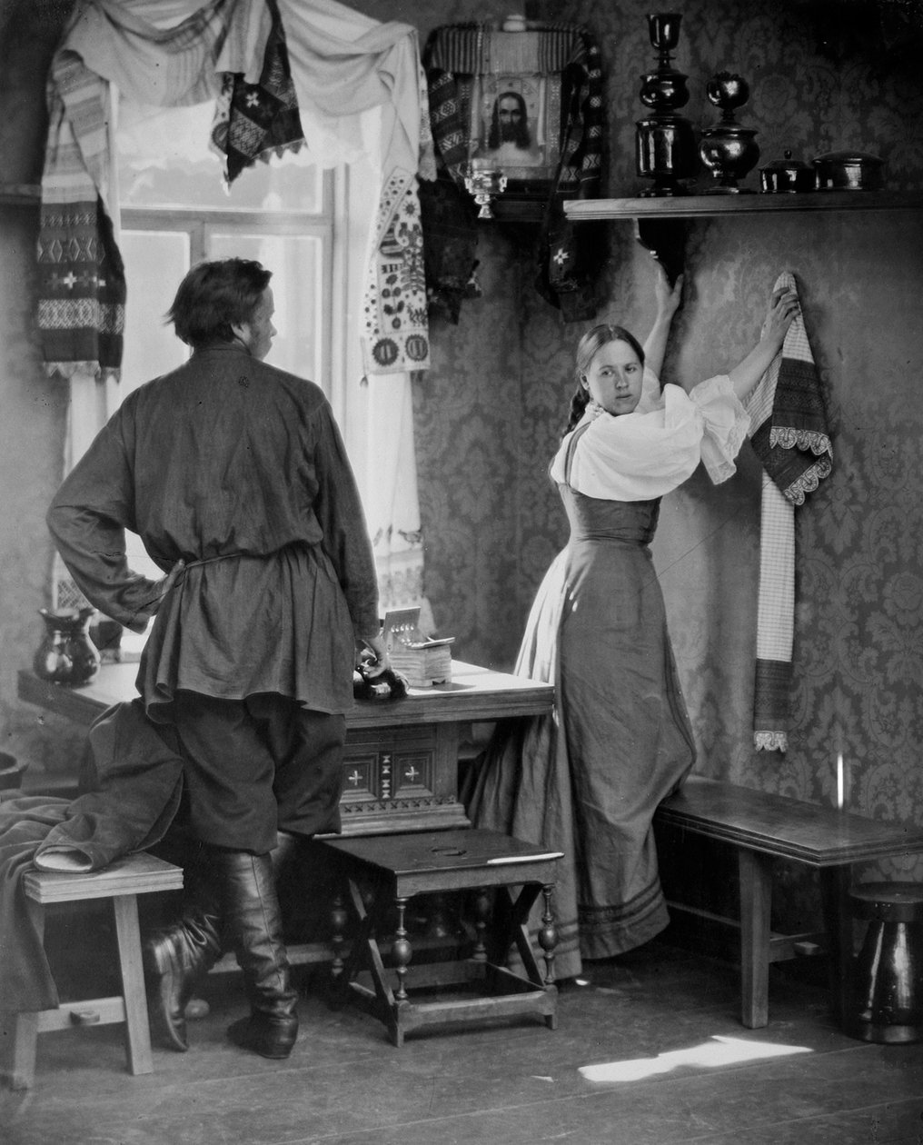 Venäjän sävellys, c1880-c1882 tekijältä Andrei Osipovich Karelin