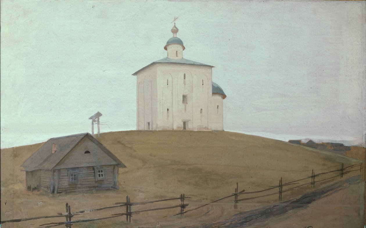 Kirkko, 1903 tekijältä Andrei Petrovich Ryabushkin