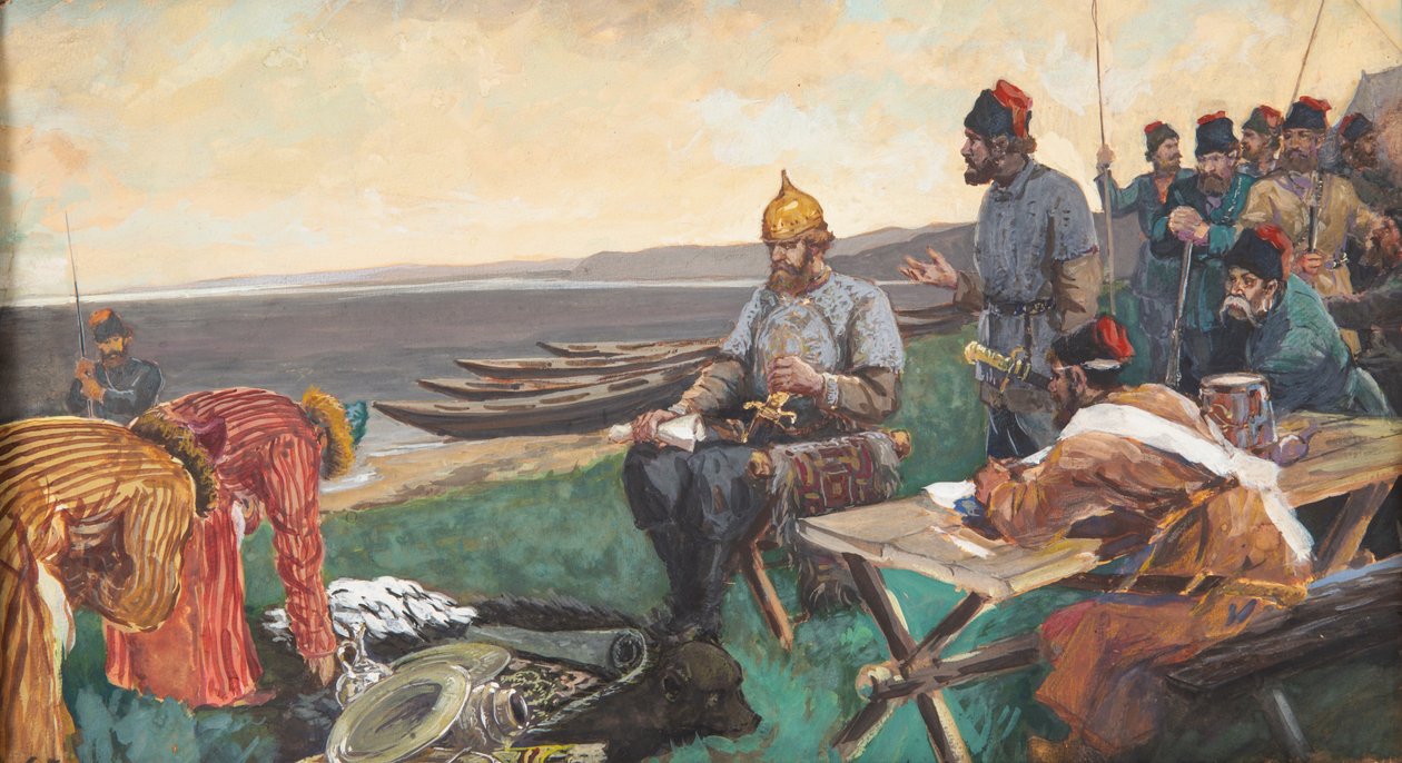 Lahja, c. 1900. tekijältä Andrei Petrovich Ryabushkin