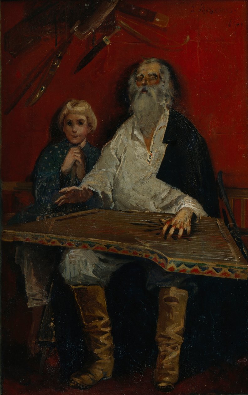 Gusli-soitin tekijältä Andrei Petrovich Ryabushkin