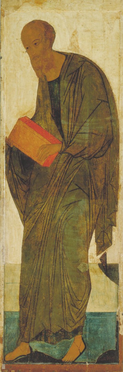 Apostoli Paavali Deesisin alueelta, noin 1408 tekijältä Andrei Rublev