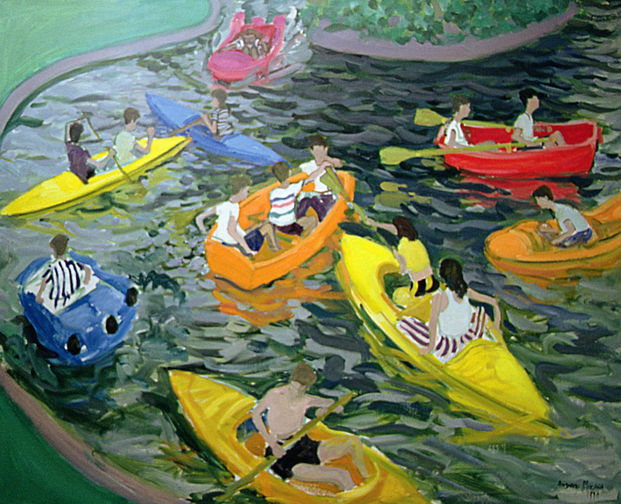 Kanootteja, Wicksteed Park tekijältä Andrew Macara