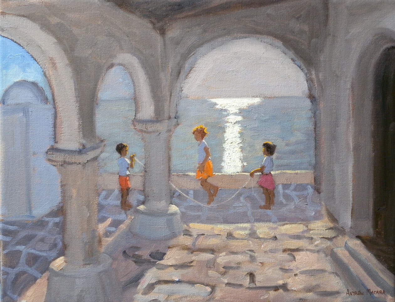Children Skipping, Kreikan saaret, 2008 tekijältä Andrew Macara