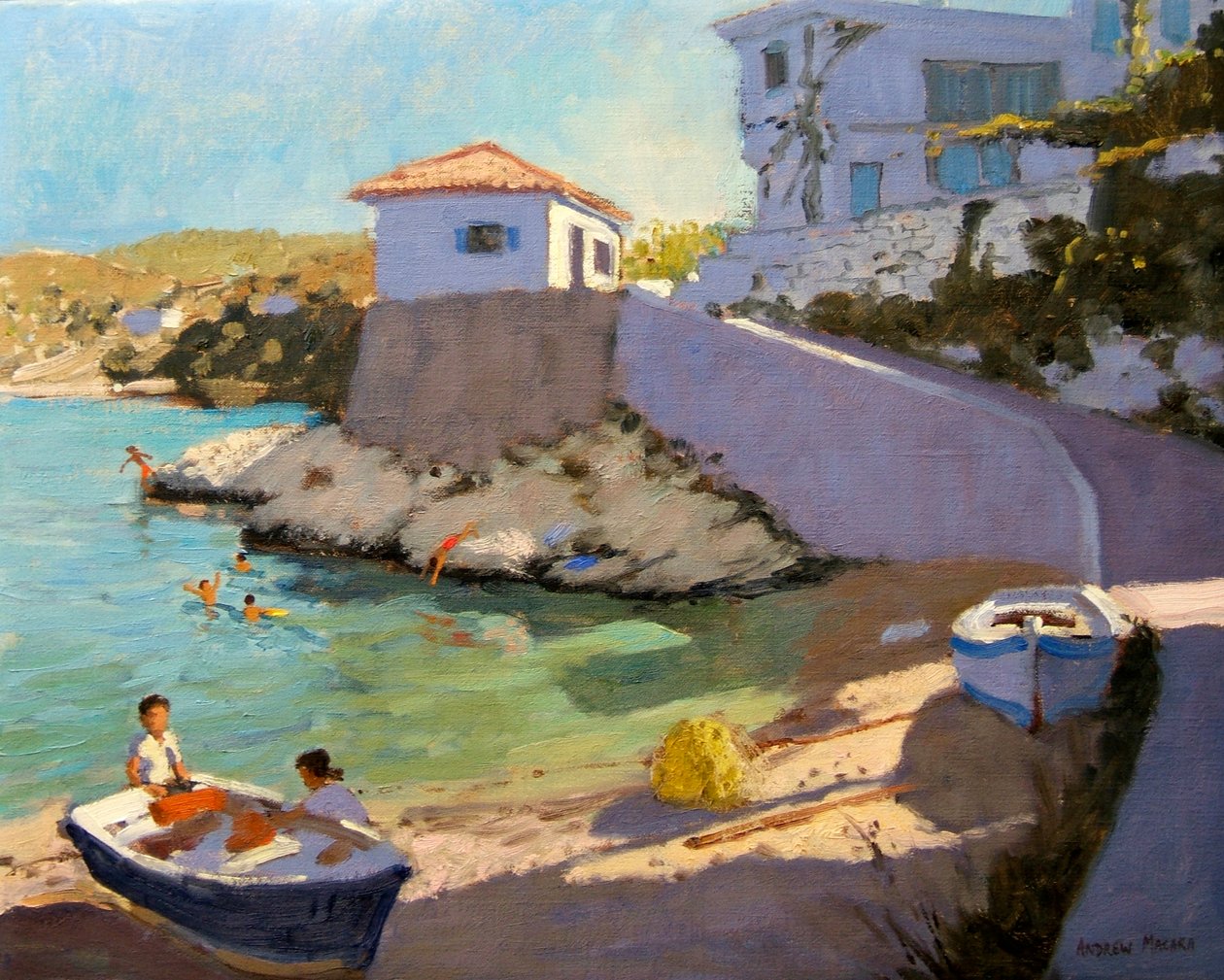 Kalastusverkkoja, Samos, 2005 tekijältä Andrew Macara