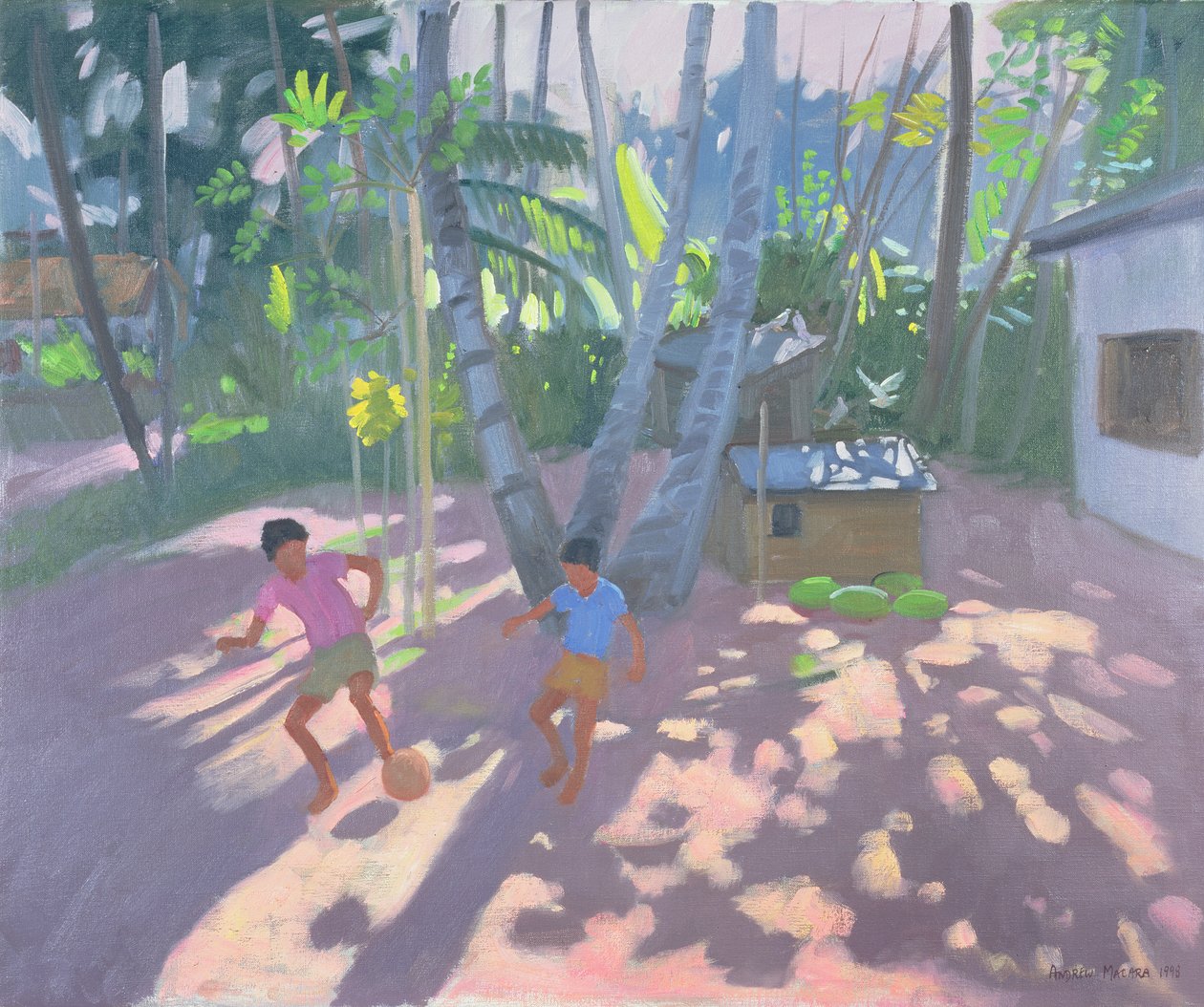 Jalkapallo, Bentota, Sri Lanka, 1998 tekijältä Andrew Macara