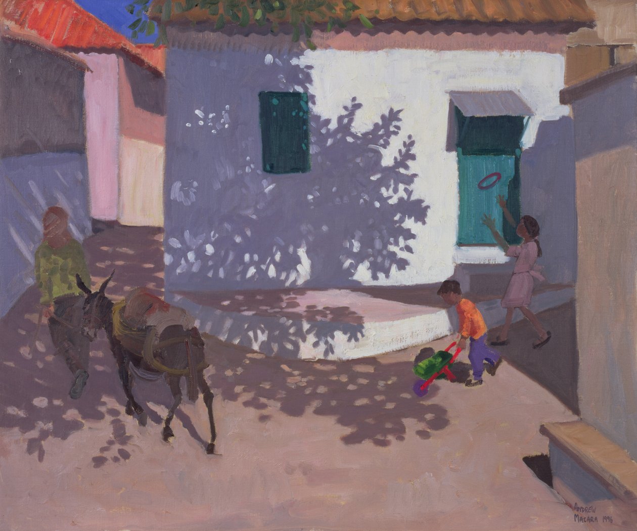 Green Door and Shadows, Lesbos, 1996 tekijältä Andrew Macara
