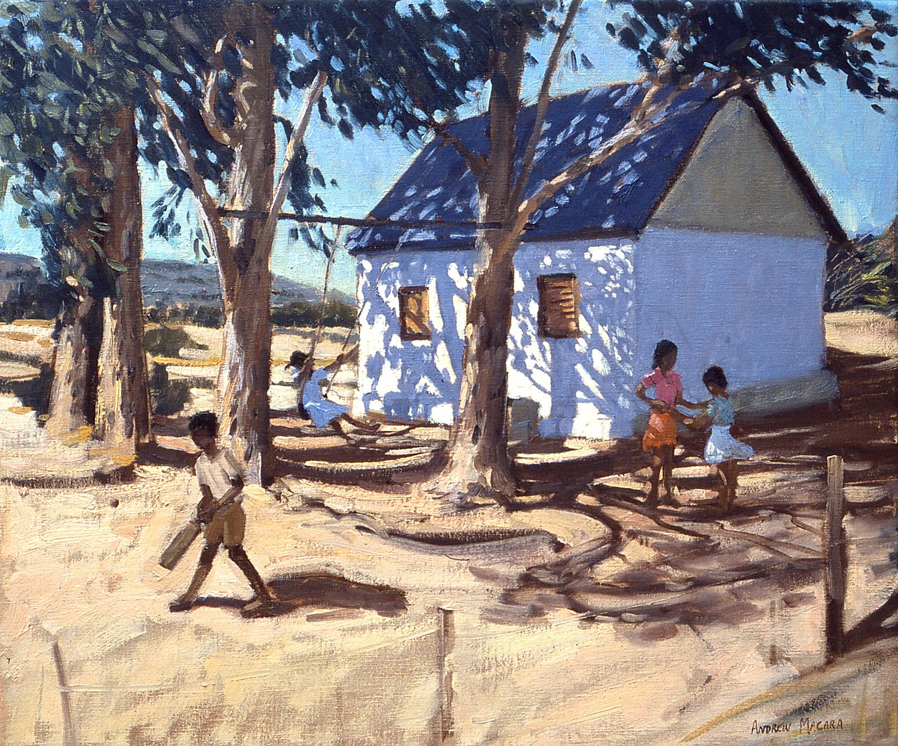 Pieni valkoinen talo, Karoo, Etelä-Afrikka tekijältä Andrew Macara