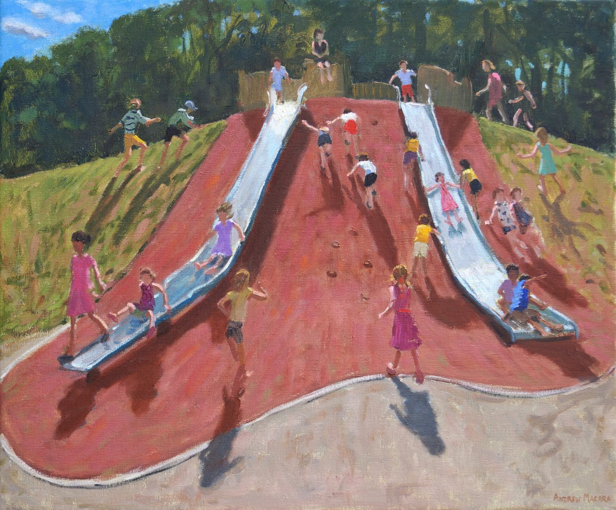 Leikkikenttä, Markeaton Park, Derby, tekijältä Andrew Macara