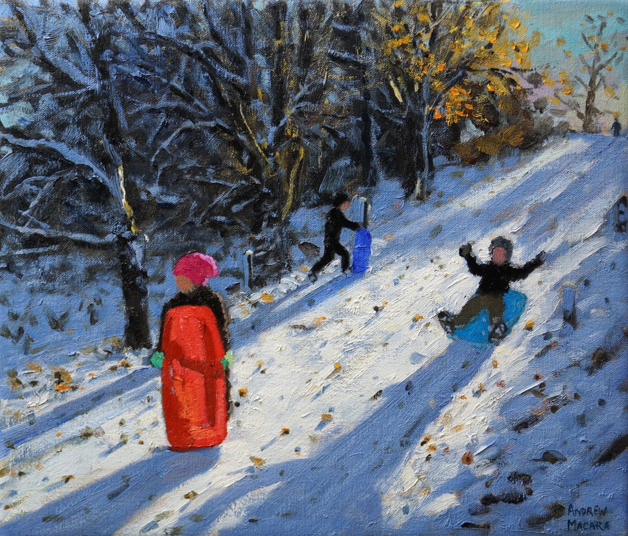 Punainen kelkka, Allestree Park Derby. 2014 tekijältä Andrew Macara
