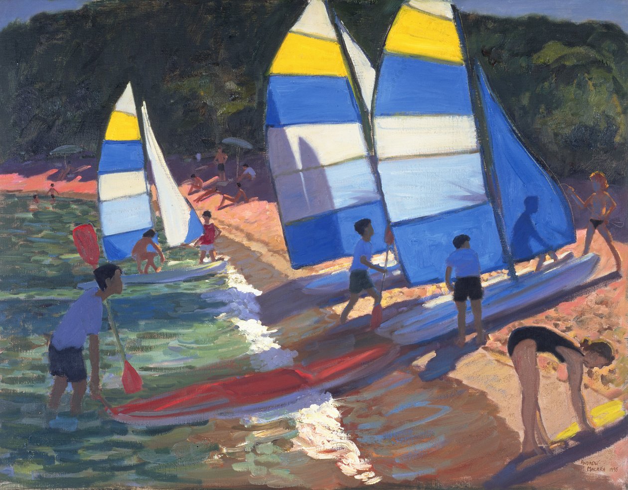 Purjeveneet, Etelä-Ranska, 1995 tekijältä Andrew Macara