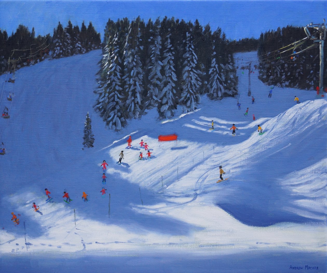 Hiihtokoulu,Morzine,2014 tekijältä Andrew Macara